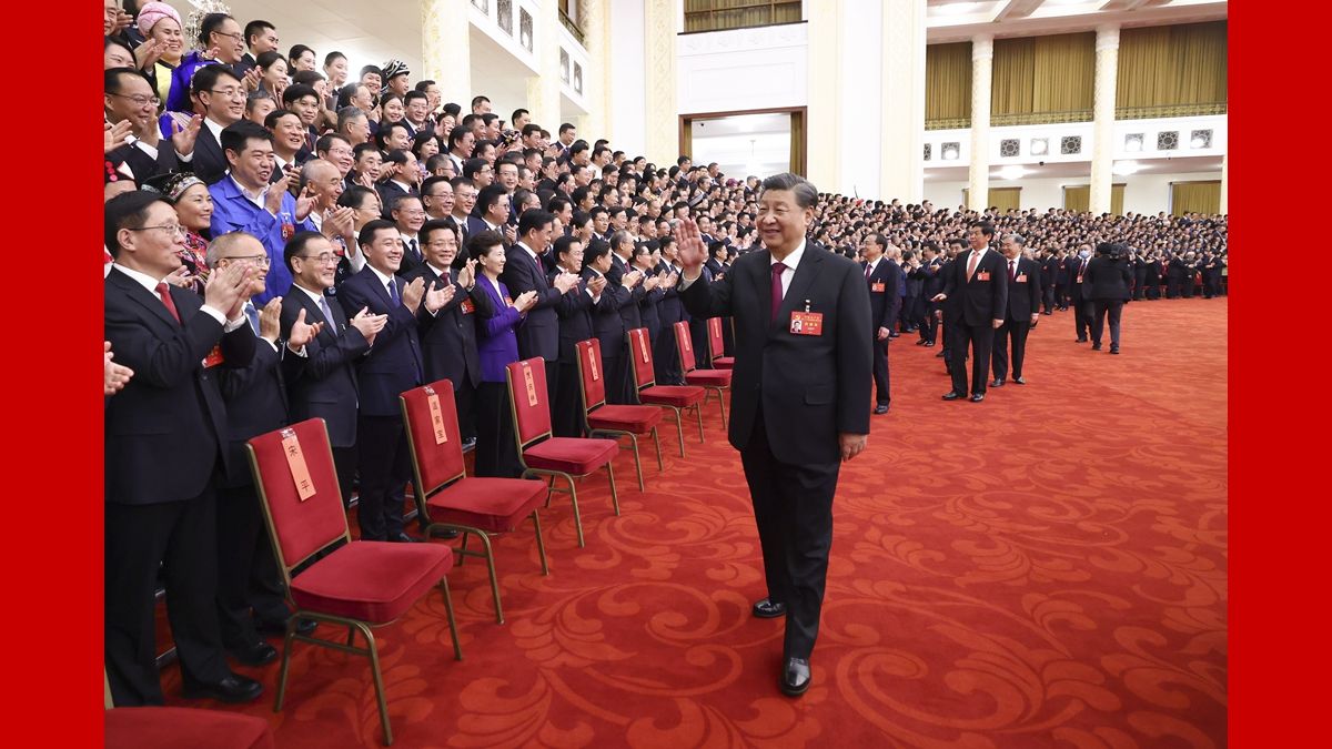 習近平等領(lǐng)導同志親切會見出席黨的二十大代表、特邀代表和列席人員